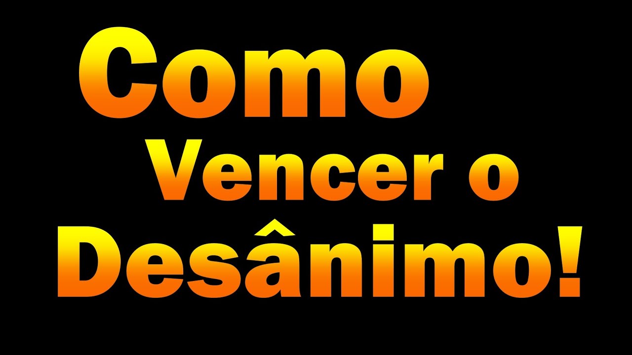 ((🔴)) PALAVRA DE FÉ: COMO VENCER O DESÂNIMO!