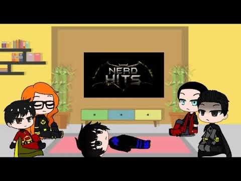 Batfamilia reagindo ao Rap do Batman CAVALEIRO DAS TREVAS(NERD HITS