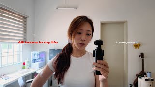 48hours in my life 🌟 osmo pocket 3 vlog ∙ packing for travel, new keyboards,  social event
