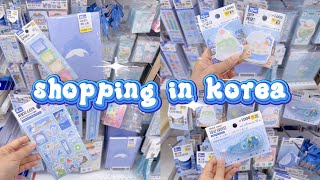 shopping in korea vlog 🇰🇷 daiso stationery haul 🐬 cool summer vacation