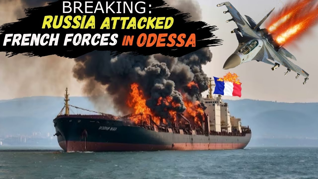 RUSSIA Sank a FRENCH Vessel Immediately after Zelensky Tried to Sell 'ODESA Portside Plant' to PARIS