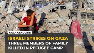 Israeli airstrike kills three Palestinians including infant in central Gaza