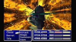 Final Fantasy 7 - Boss 29, Bizarro-Sephiroth (Main Body, Head, Core, Right Magic & Left Magic)