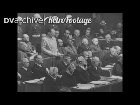 1945 - Goering, Hess, and Ribbentrop all plead not guilty