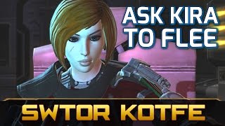 SWTOR KOTFE ► Jedi Knight asks Kira to Leave him Behind (Chapter 1, Knights of the Fallen Empire)