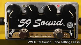 Video thumbnail for ZVEX '59 Sound LP Demo by Z VEX