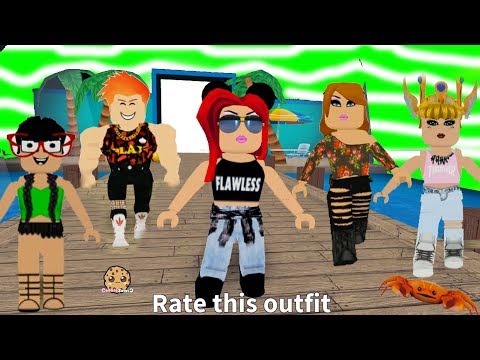Fashion Frenzy Summer Dress Up Runway Show Video Cookie Swirl C Let S Play Online Roblox - adopting the cutest pets ever being a mermaid in enchantix high school roblox game