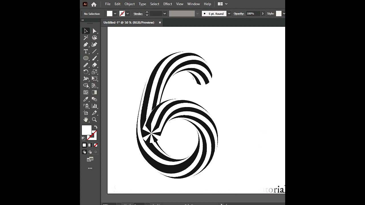 Text Effect | Blend Tool Effects | Shorts Illustrator Tutorial
