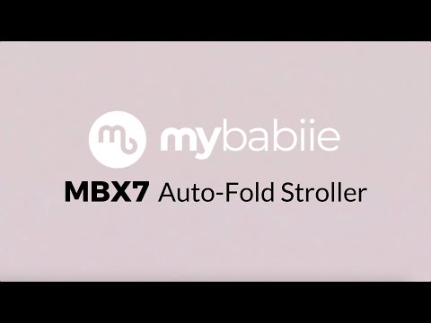 My Babiie MBX7 Auto-Fold Compact Stroller