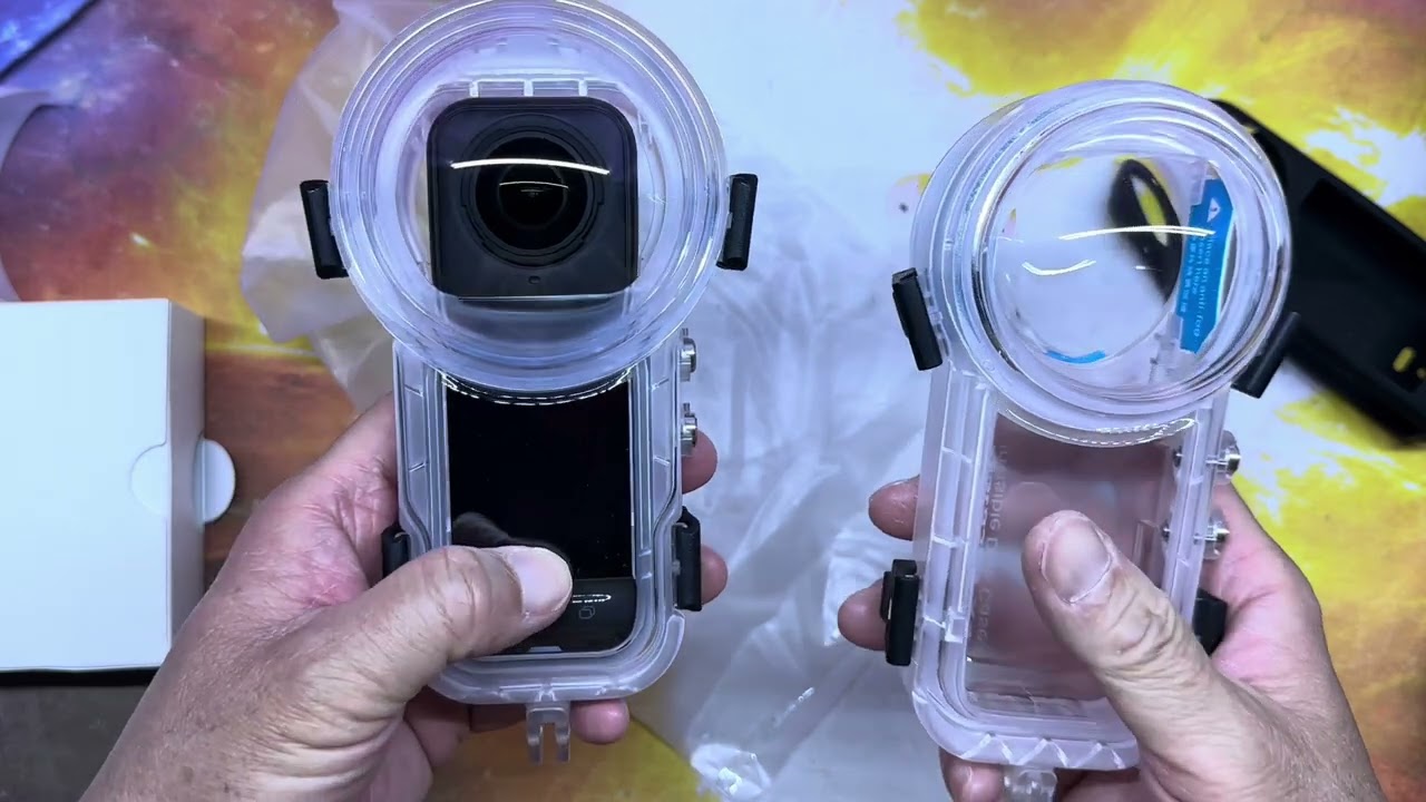 Unboxing Insta360 X5 全隱形潛水殼 Invisible Dive Case 比X4 大了很多