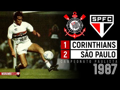 Corinthians 1x2 São Paulo - 1987 - PITA, EDIVALDO, SILAS, LÊ, MULLER E TRICOLOR PÕE UMA MÃO NA TAÇA!