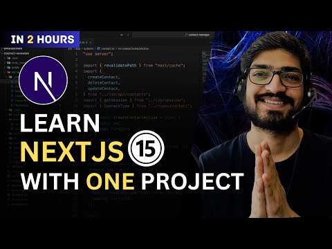 Learn NextJS 15 with Project in 2 Hours | NextJS Crash Course For Beginners