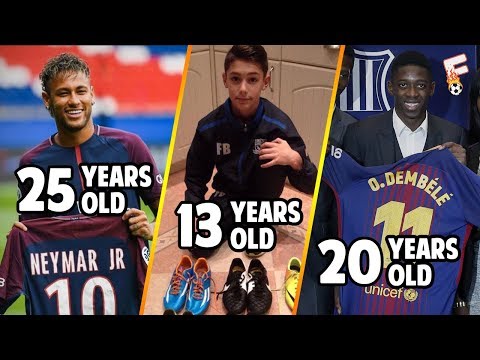 The Most Expensive Football Players Of Every Age (13 - 40) Video