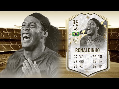 FIFA 22: RONALDINHO 95 PRIME ICON MOMENT PLAYER REVIEW I FIFA 22 ULTIMATE TEAM