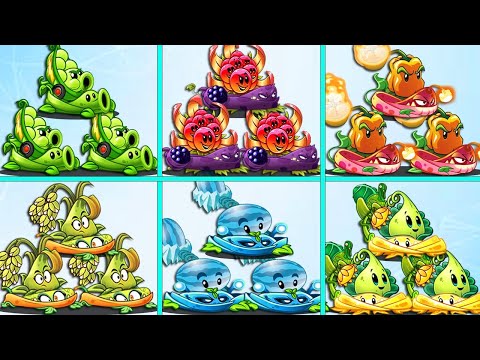 Random 6 Team Plant & Vine Battlez - Who Will Win? - PvZ 2 Team Plant vs Team Plant
