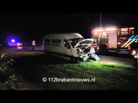 Chauffeur gewond bij ernstig ongeval met vrachtwagen A50 Schaijk