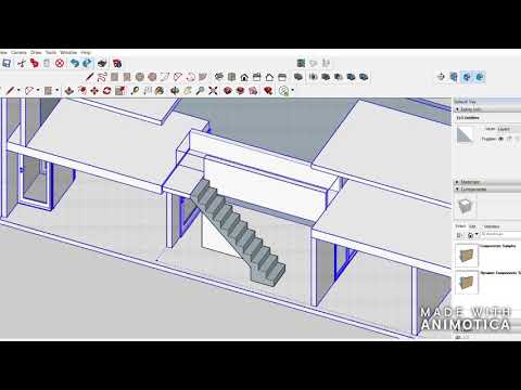 AZUMA HOUSE SKETCHUP MODELLEME