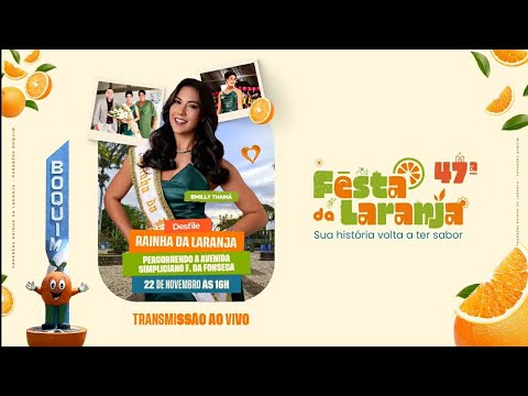 🟢Concurso/Desfile Rainha da Laranja 2025 em Boquim/SE ▶️25/11/2025🟢