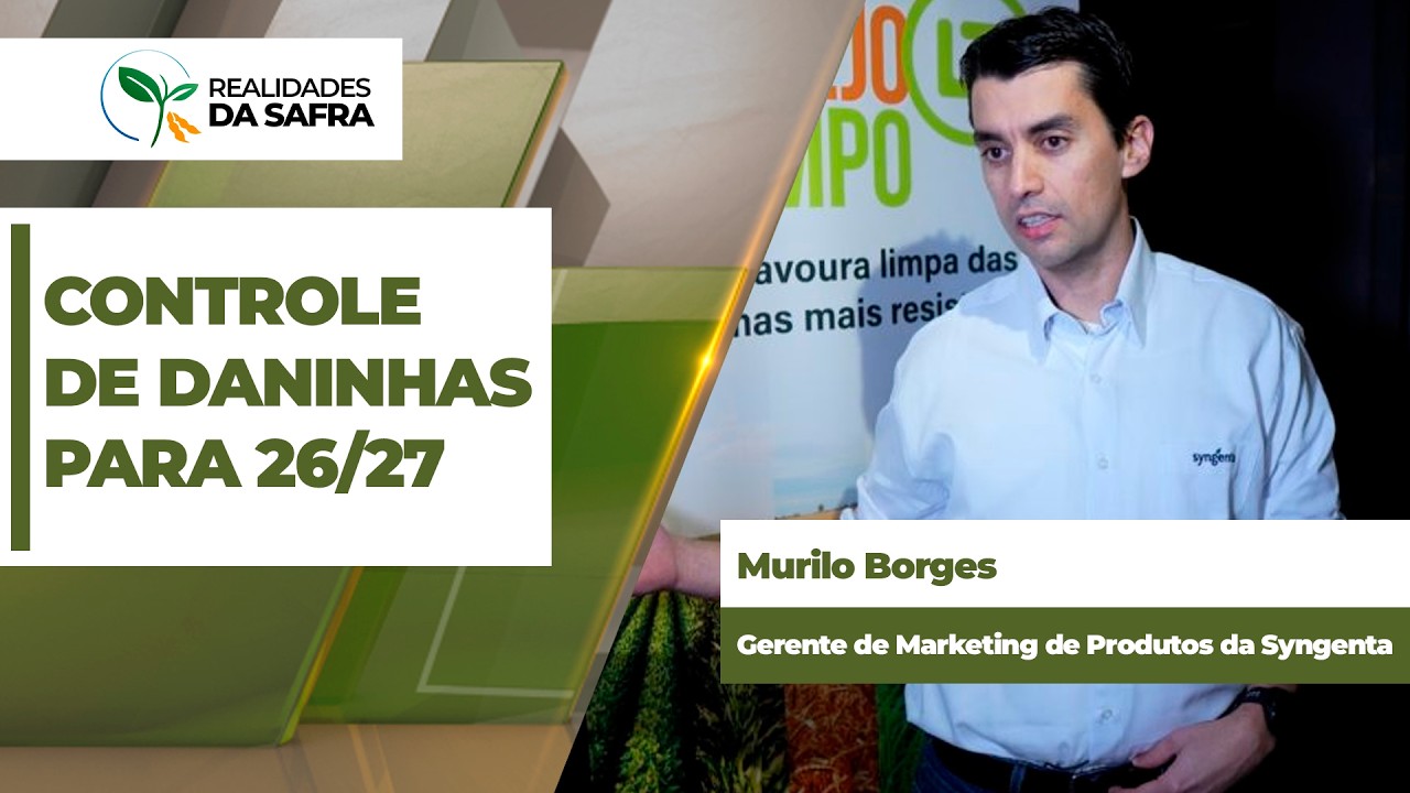 Safra 2026/27 promete aumento de plantas daninhas e produtor precisa iniciar controle logo após a...