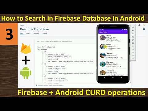 3. How to Search in Firebase Database in Android