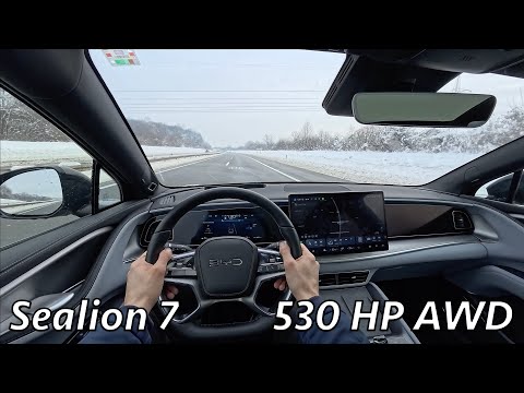 BYD Sealion 7 2025 POV Test drive (530 HP, AWD)