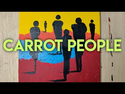 Add People to Your Painting | Carrot People | Easiest Figures for Painting