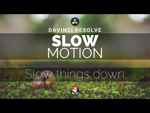 Slow Motion - DaVinci Resolve 15 - 5 Minute Friday #8