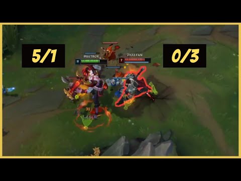 5/1 Aatrox vs 0/3 Darius... | League of Legends Clip
