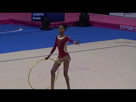 Grace LEGOTE (RSA) hoop - 2015 Stuttgart worlds Qualifs