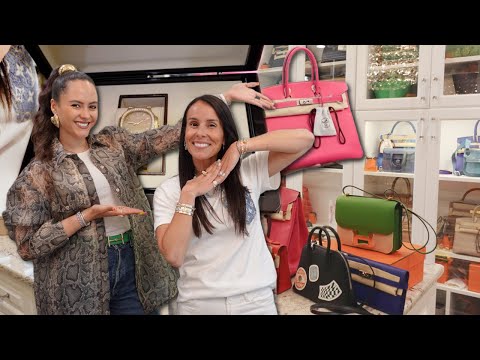 Luxury Closet Tour FILLED with Hermès Bags, CUSTOM Fendi & Runway Pieces