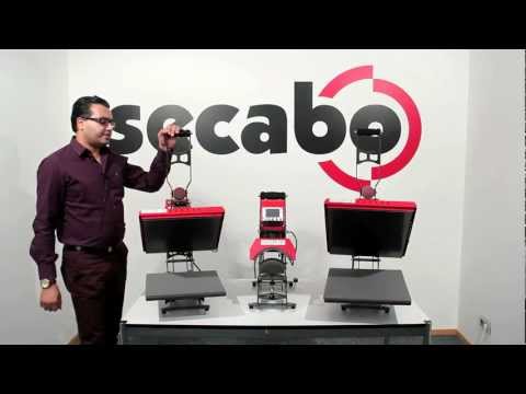 Presse à chaud textile TC-7 - Secabo - Électromagnétique avec minuterie et ouverture automatique_5