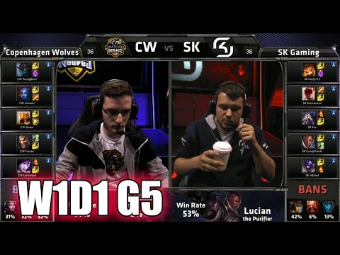 Copenhagen Wolves vs SK Gaming | S5 EU LCS Summer 2015 Week 1 Day 1 | CW vs SK W1D1 G5 Round 1