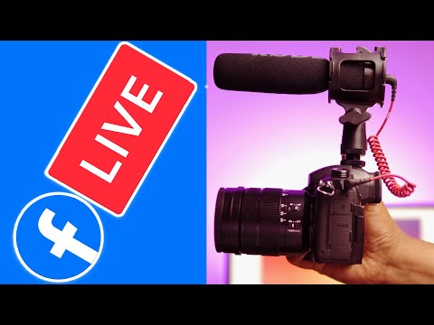 2 Ways To LIVE STREAM On Facebook Live With DSLR Camera | With or Without OBS