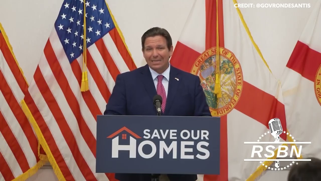 WATCH: Gov. DeSantis Unveils Groundbreaking Plan to Abolish Property Taxes - 05/27/26