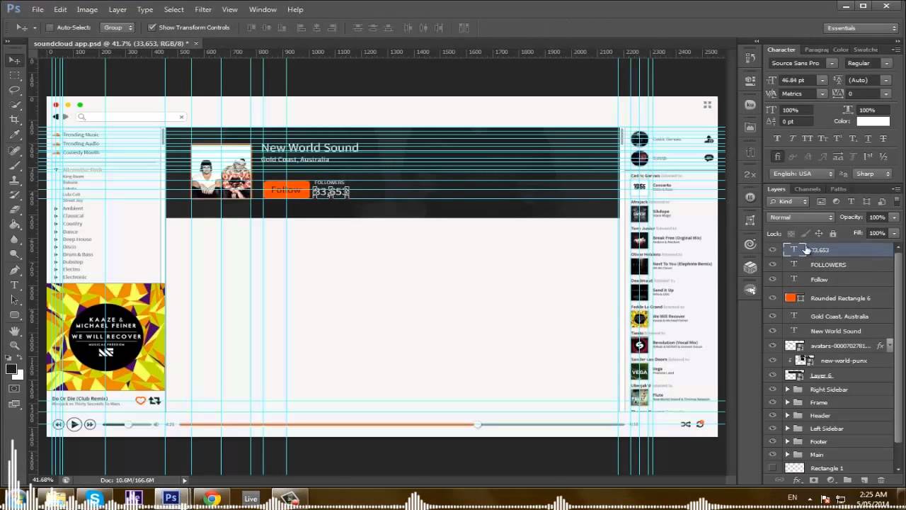 Soundcloud Redesign Concept I @DylanZoccoli