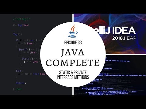 Java Complete Tutorial Ep 33 Static Private Interface Methods