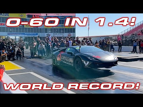 3,000+ HP Lambos at TX2K * AMS sets World Record Huracan 1/4 Mile * 0-60 MPH in 1.4 seconds