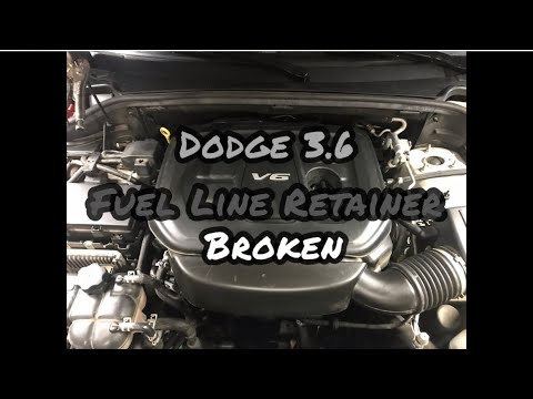 Dodge 3.6 Fuel Line Replacement (Broken Retainer At Fuel Rail)