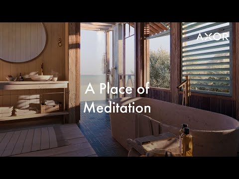 “A Place of Meditation” | AXOR bathroom concept by Maison Sarah Lavoine