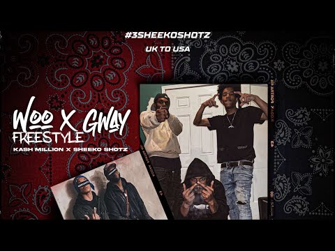 Kash Million Ft Sheeko Shotz - WOO x GWAY FREESTYLE 😈 | (Lyric Video) #UK #USA #LinkUp #Trending