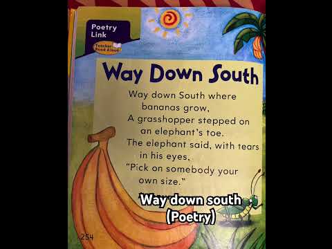 Way down south |poem| |english |elephant | @My_littlesoldiers
