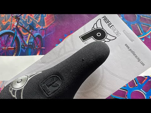 profile racing pivotal seat bmx black silver