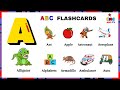 ABC Flashcards Learn Your Letters Fast Alphabet Flashcards With 9 Pictures And Words