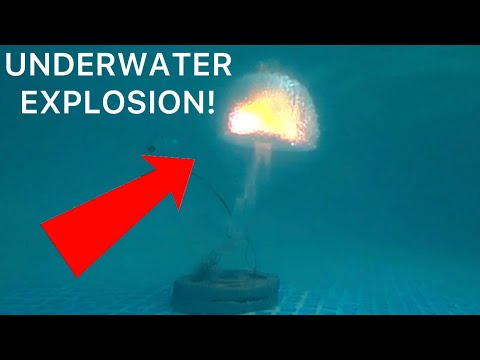 Underwater explosions with acetylene and oxygen