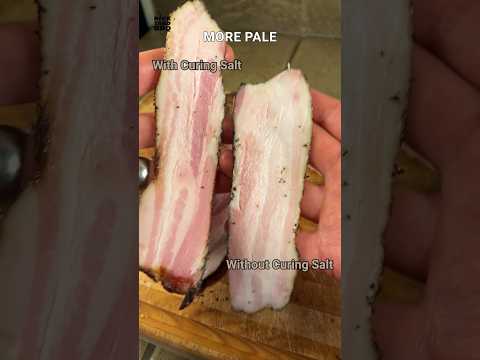 Bacon Experiments - Wet vs Dry Cure. With and without Pink Curing Salt