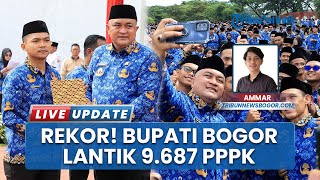 Pelantikan PPPK Paruh Waktu Terbanyak, Bupati Bogor Pimpin Kegiatan di Stadion Pakansari Cibinong