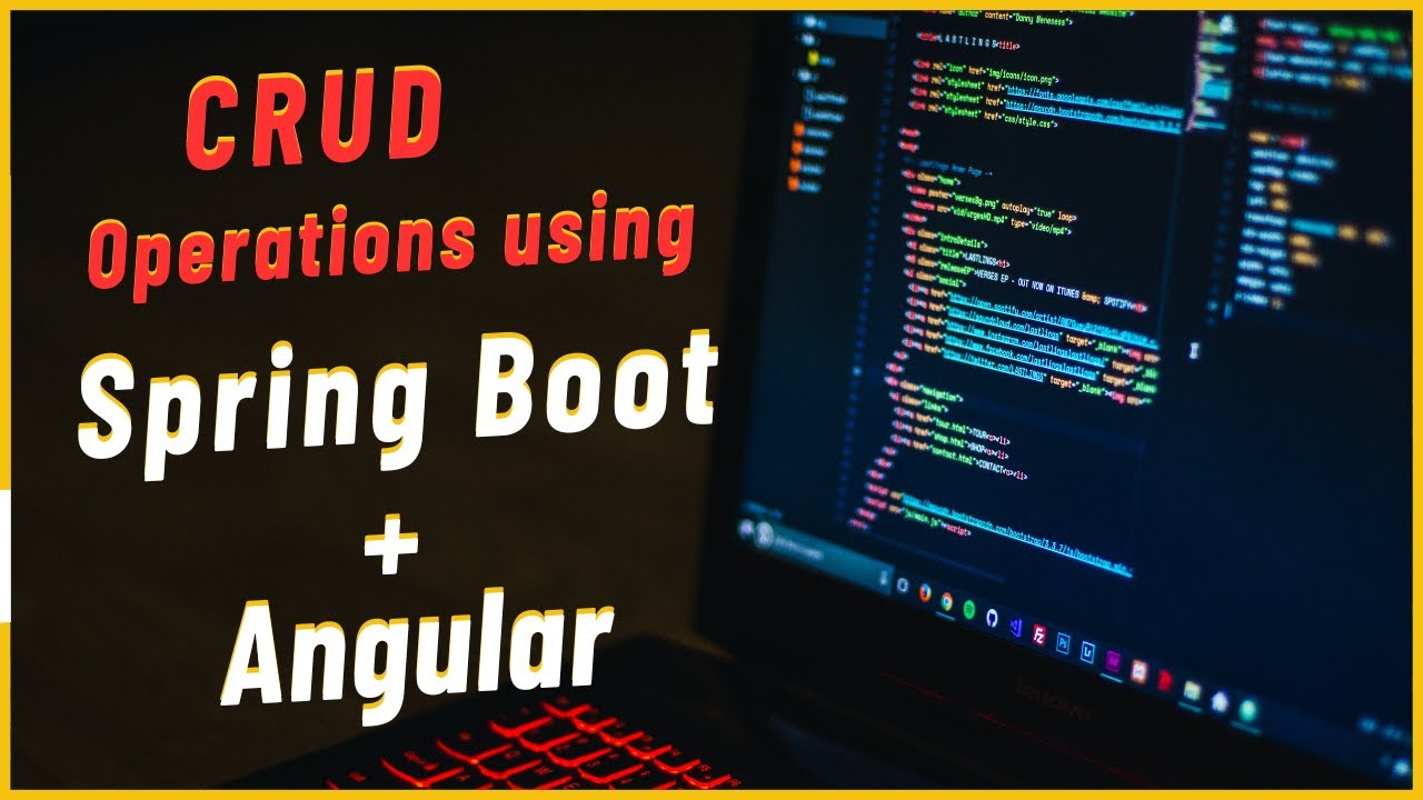 CRUD Operations using Spring Boot, Angular and MySQL | CRUD operations + Spring Boot + Angular