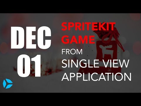 How to Create a SpriteKit Game from a Single View Application in Swift 4