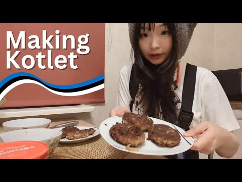 Making Traditional Baltic Food - Kotlet (In Estonia)