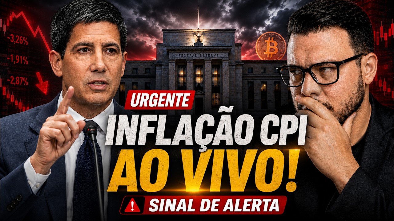 🚨 URGENTE: INFLAÇÃO CPI AO VIVO! IMPACTOS NO BITCOIN E MERCADOS!